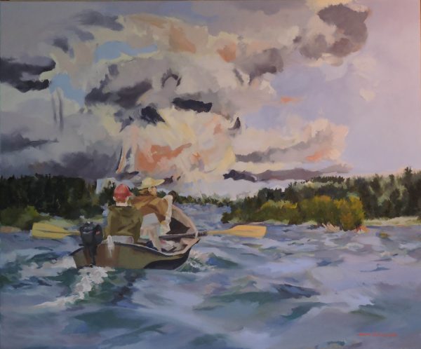 Island Park Idaho oil painting by Jason Burris